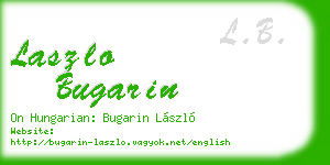 laszlo bugarin business card